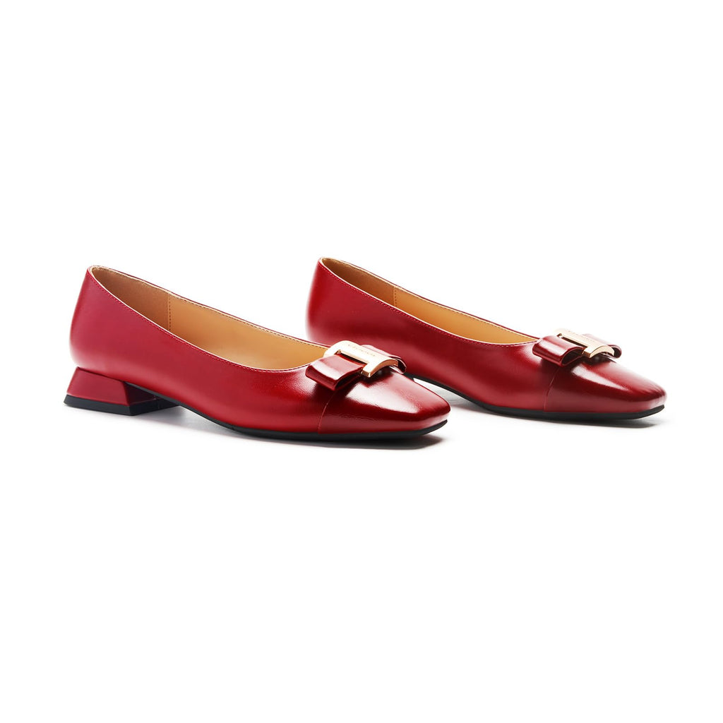 C.Paravano Flats Women | Ballet Flats | Square Toe | Dressy Casual Shoes