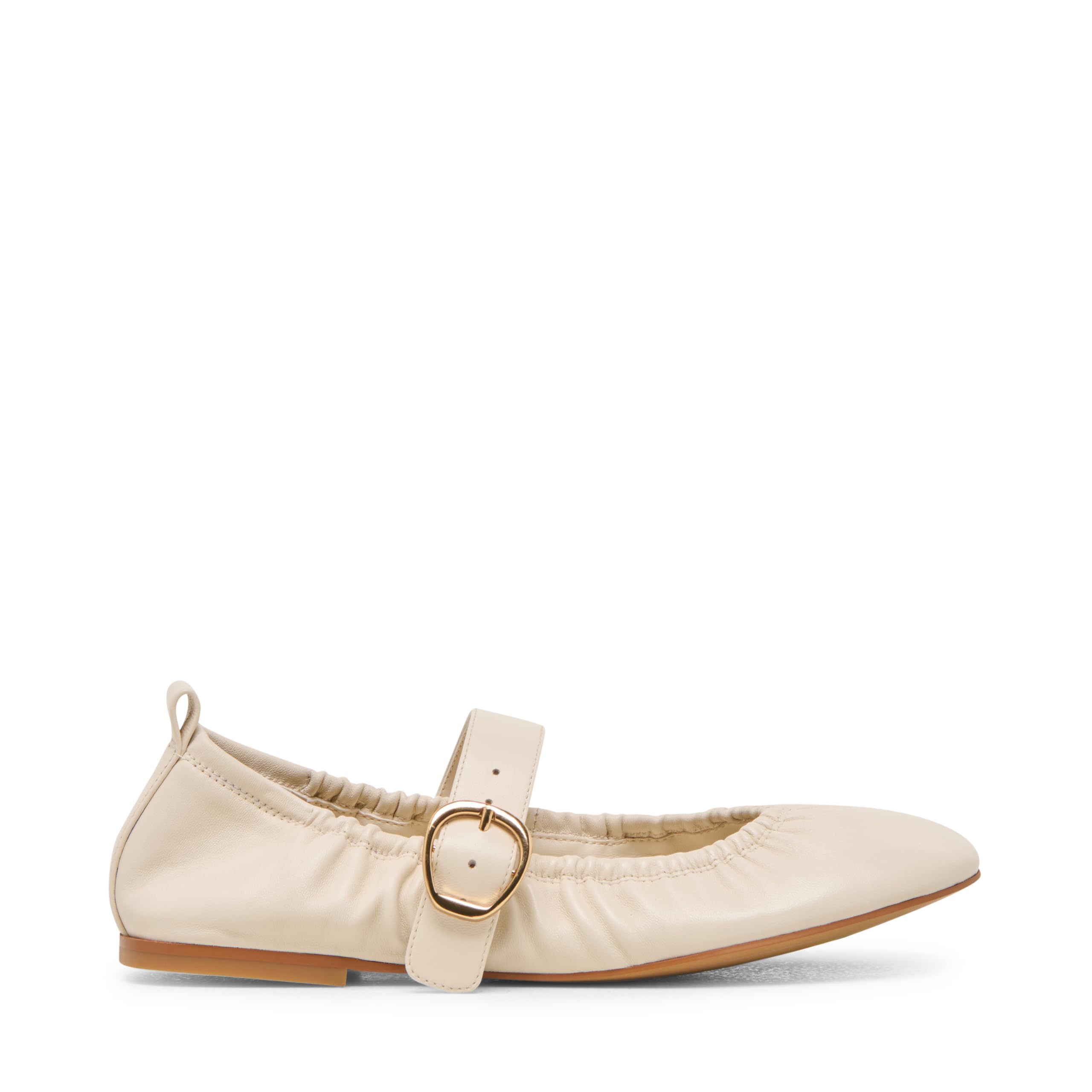 Dolce Vita Women's Caely Ballet Flat, Bone, 8.5