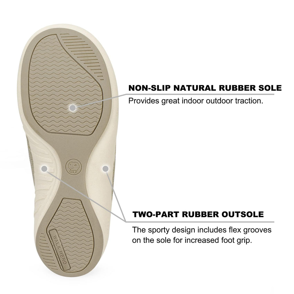 Orthopedic Slippers for Women with Arch Support, Relieve Plantar Fasciitis