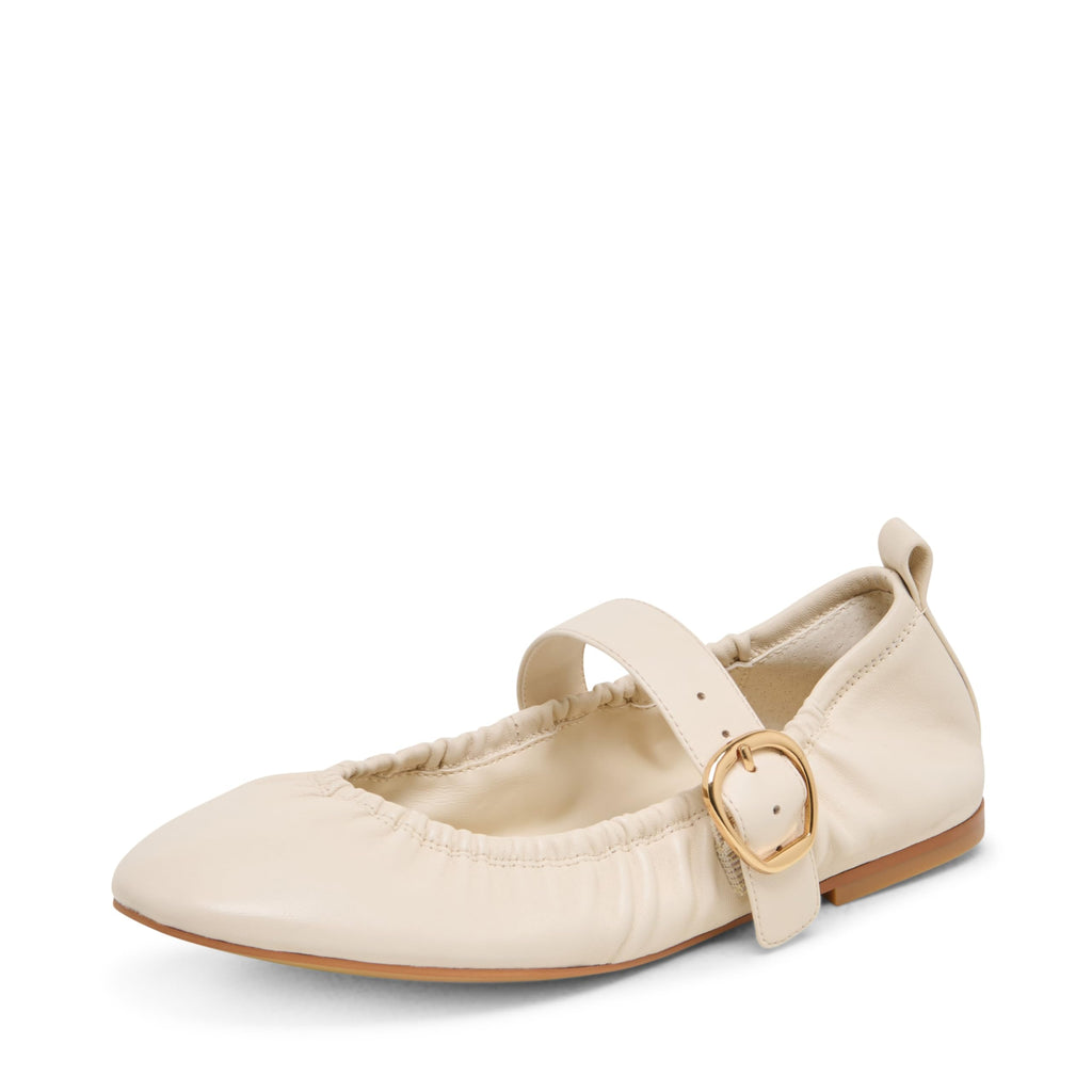 Dolce Vita Women's Caely Ballet Flat, Bone, 8.5