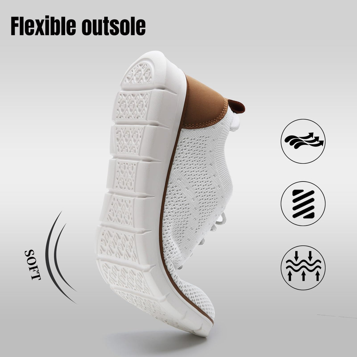 Men's Casual Dress Oxfords Sneakers Business Mesh Breathable Lightweight Walking Shoes Tennis Comfortable Fashion Office White EU43