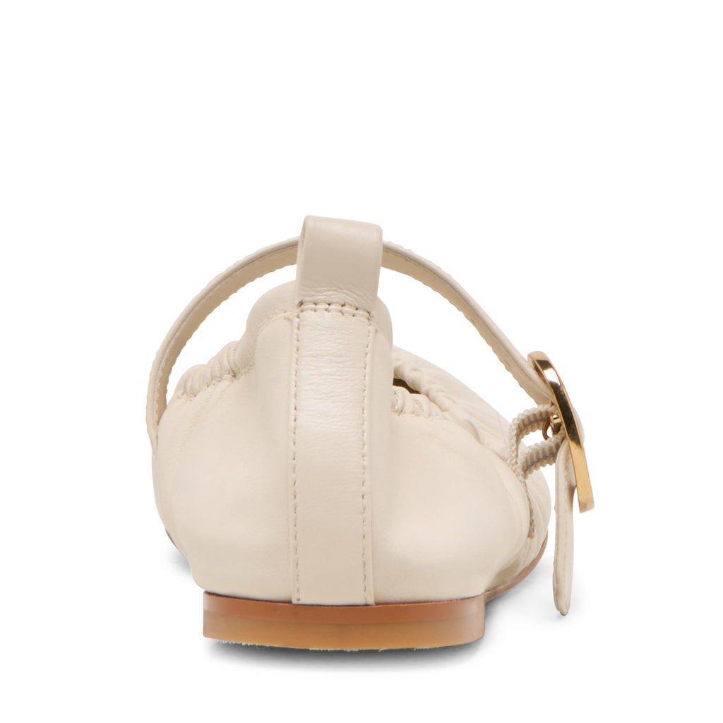 Dolce Vita Women's Caely Ballet Flat, Bone, 8.5
