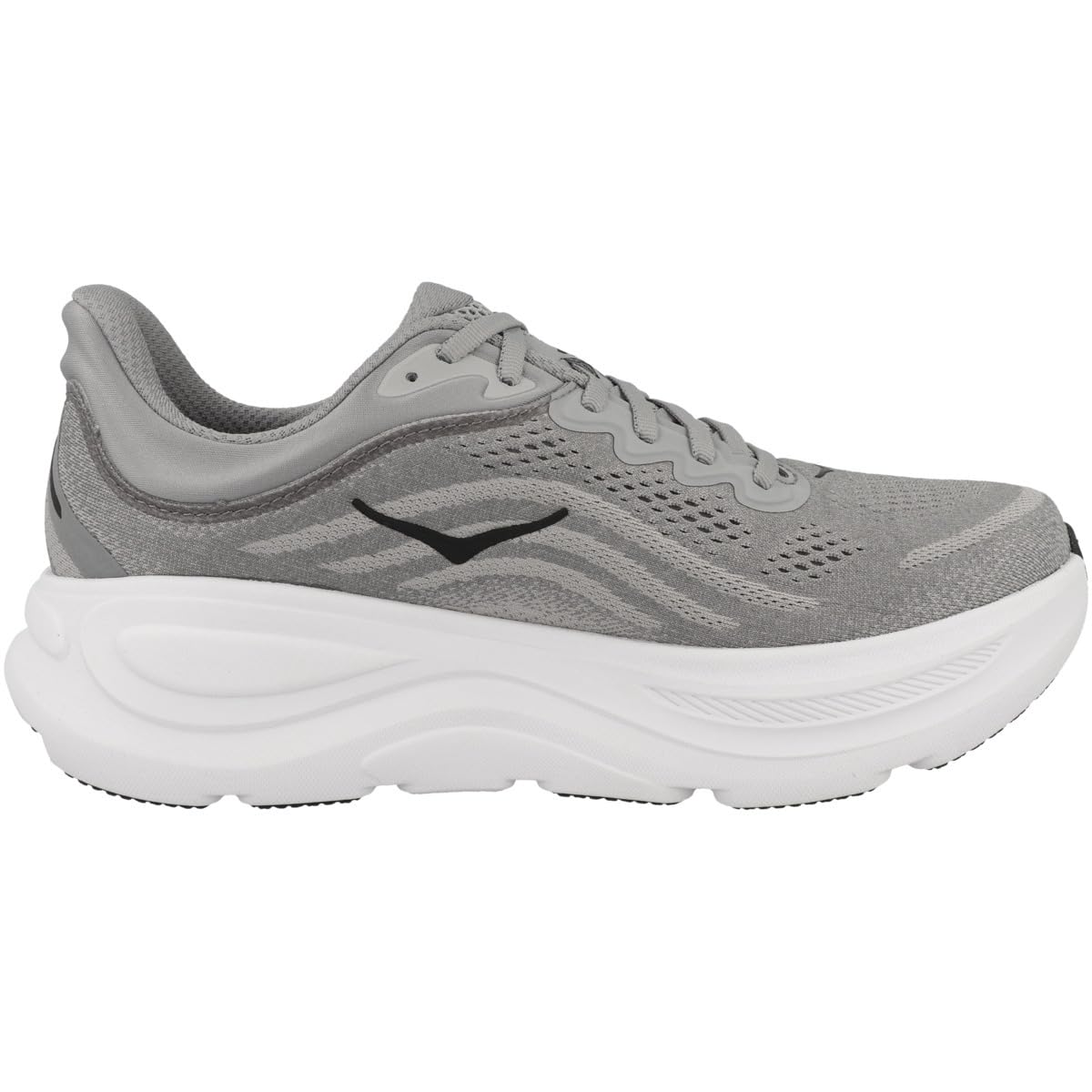 Hoka Mens Bondi 9 Galactic Grey/Stellar Grey 9.5 Medium