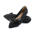 Semwiss Women's Ballet Flats with Bow Pointed Toe Comfortable Dressy Shoes