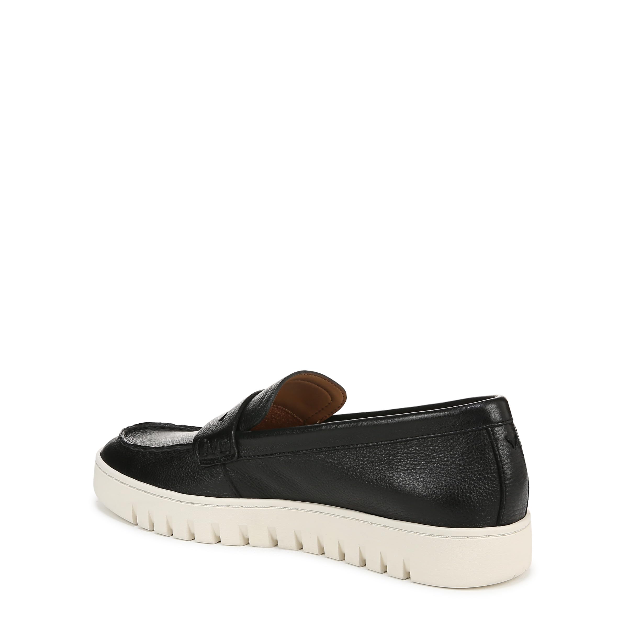 Vionic Mens M Uptown Loafer Black Leather 8.5 M