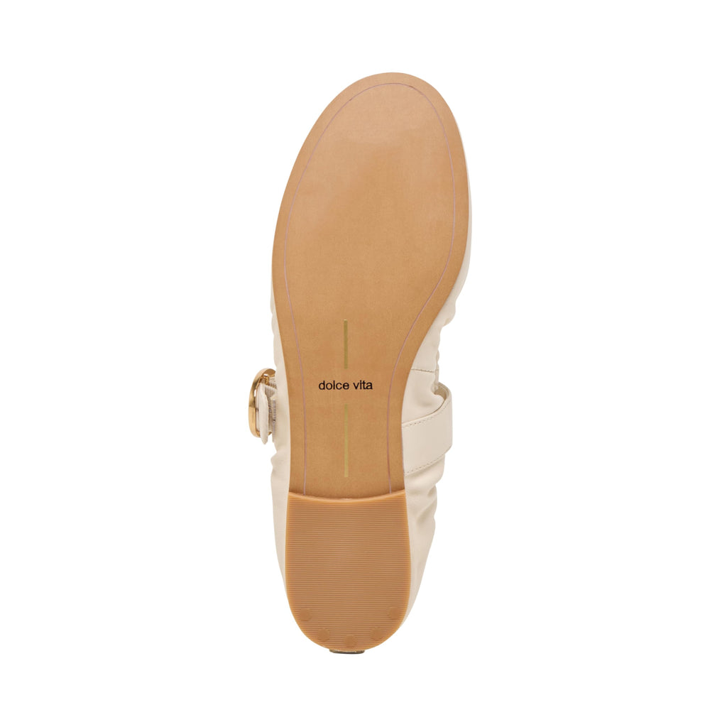 Dolce Vita Women's Caely Ballet Flat, Bone, 8.5