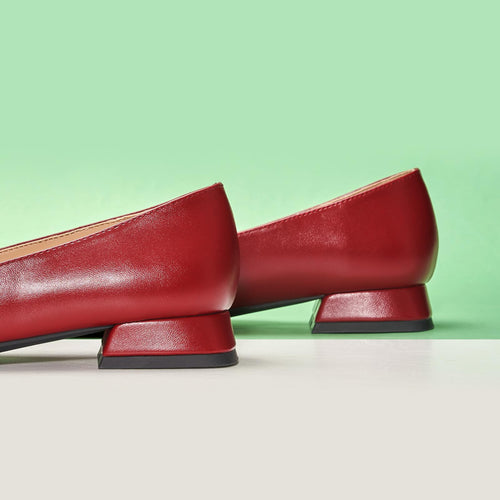 C.Paravano Flats Women | Ballet Flats | Square Toe | Dressy Casual Shoes