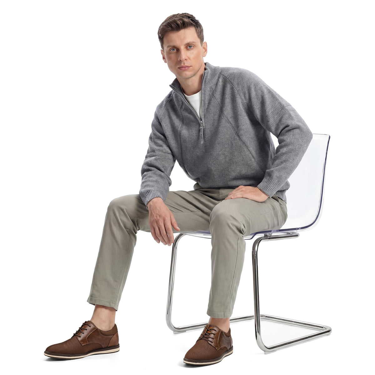MERIDOS Men's Casual Dress Oxfords Shoes Comfort Business Sneakers