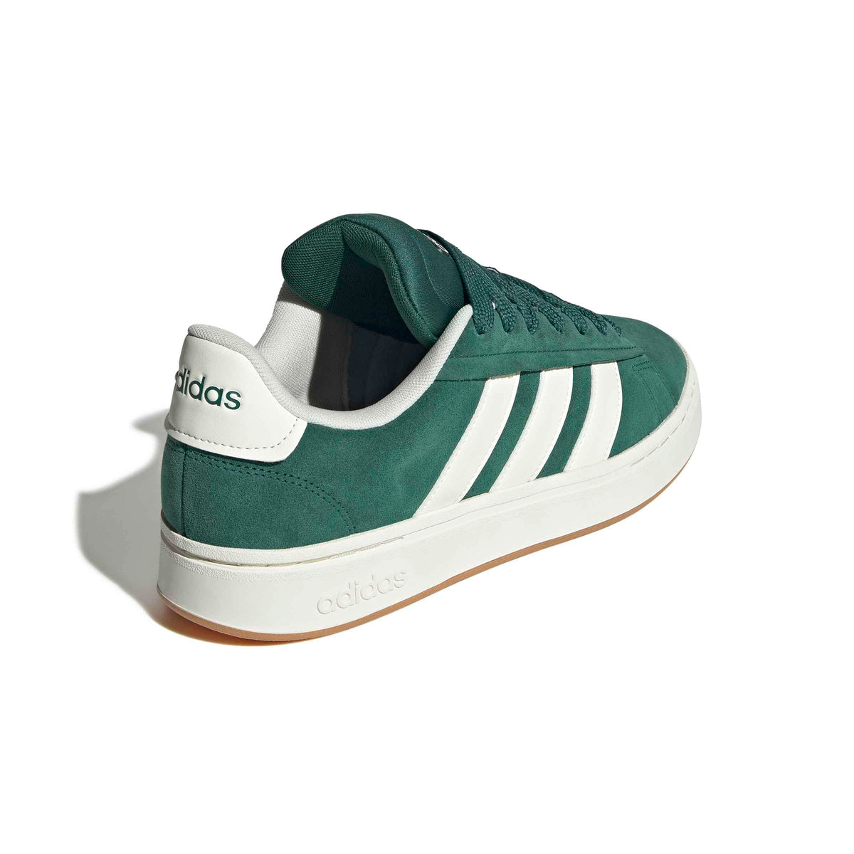 Adidas Men's Grand Court Alpha, Collegiate Green/Off White/Gum, 10.5