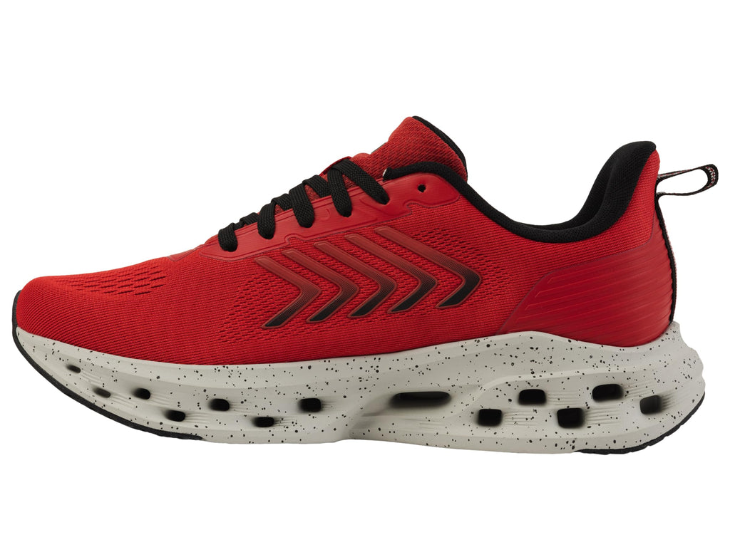 K-Swiss Men's Melrose Tubes Lite Sneaker, Oyster Mushroom/Mars Red/Black, 7 M