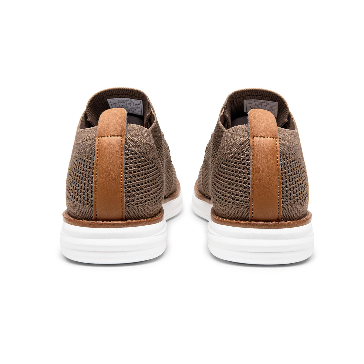 Bruno Marc Men's KnitFlex Breeze Casual Dress Sneakers,Light/Brown,11