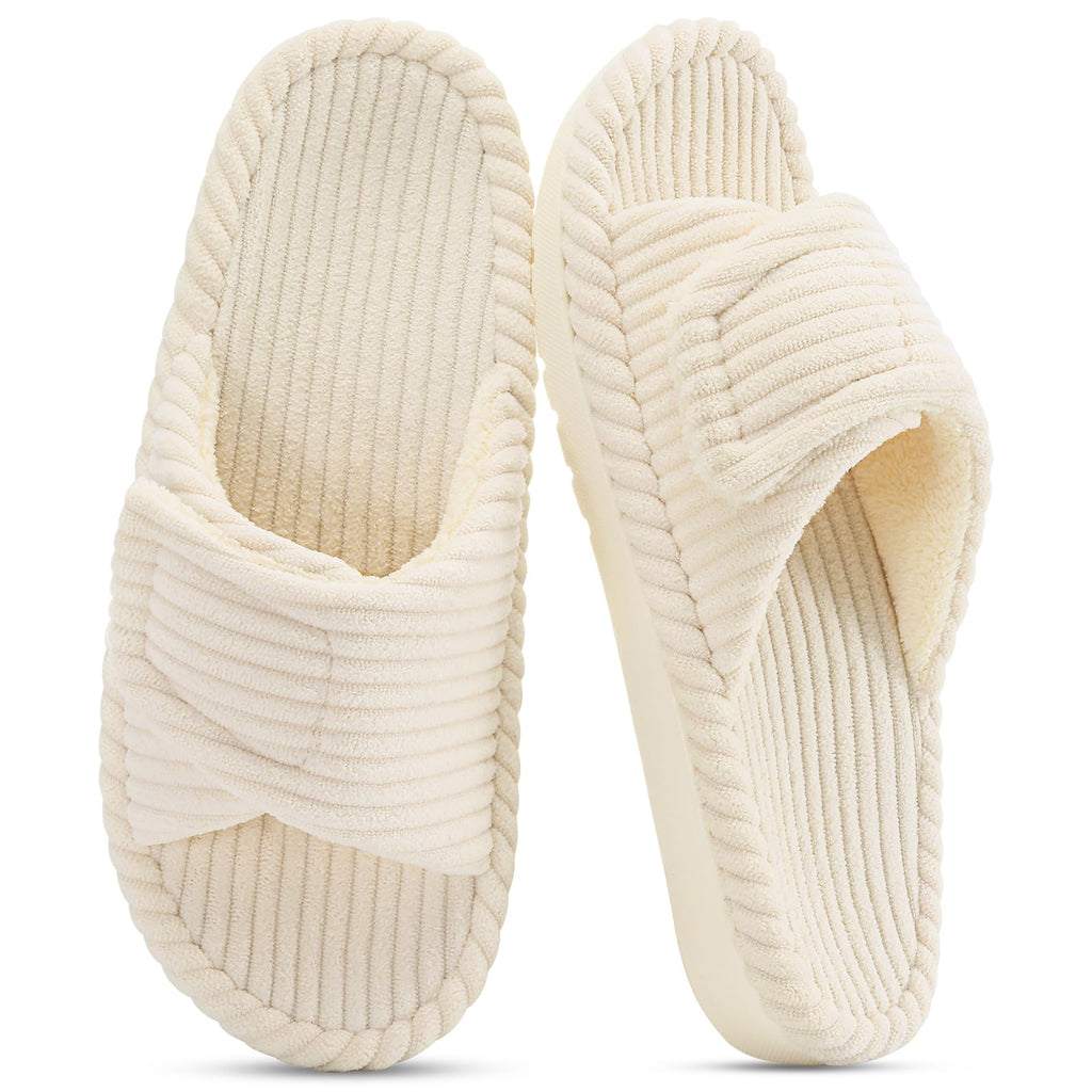 shevalues Women's Orthopedic Slippers Comfortable Arch Support House Shoes