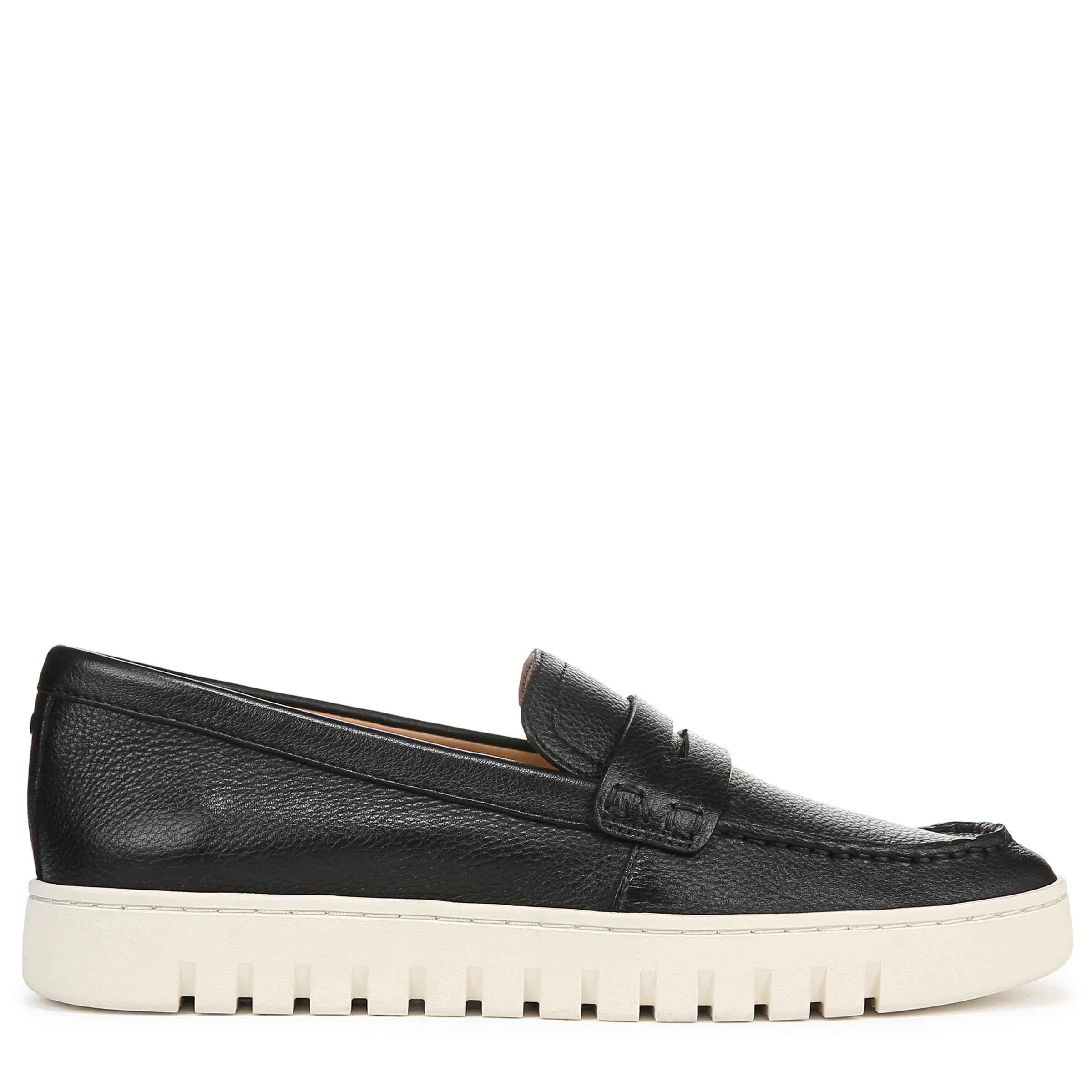 Vionic Mens M Uptown Loafer Black Leather 8.5 M