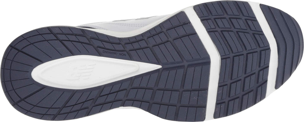 New Balance Men's 608 V5 Casual Comfort Cross Trainer, White/Navy, 10.5 Wide