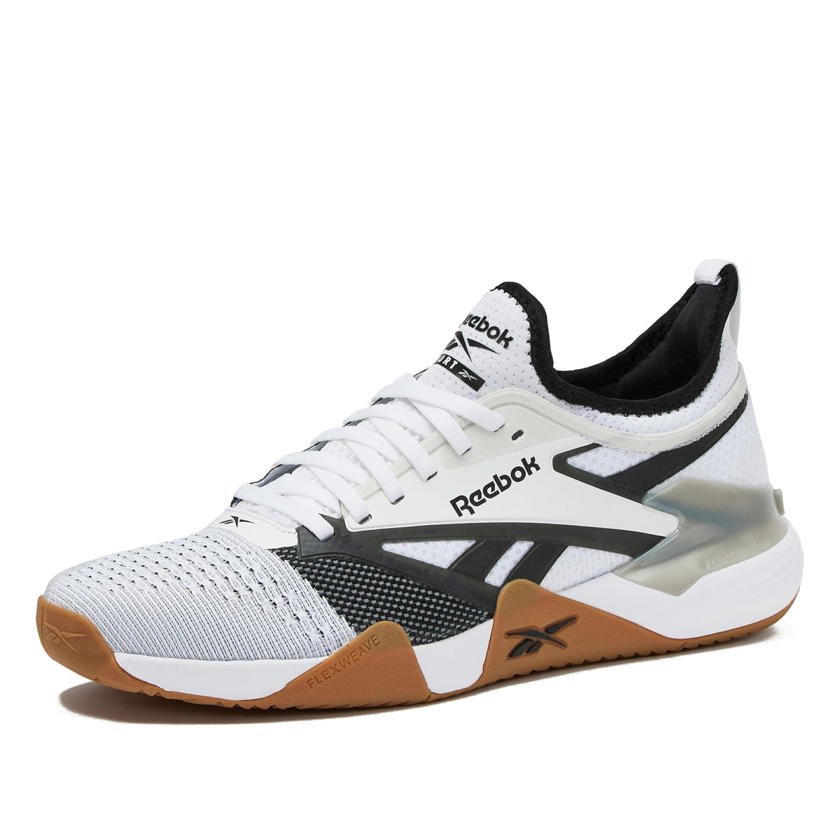 Reebok Nano Court Sport Men's Pickleball or Tennis Shoes for Men, White/Black/Grey 1, 10