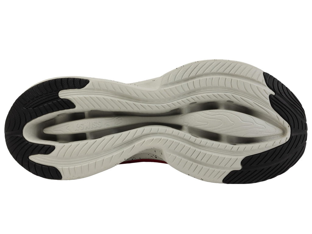 K-Swiss Men's Melrose Tubes Lite Sneaker, Oyster Mushroom/Mars Red/Black, 7 M