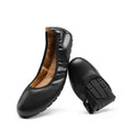 DREAM PAIRS Women Ballet Dressy Foldable Flats,Black,8