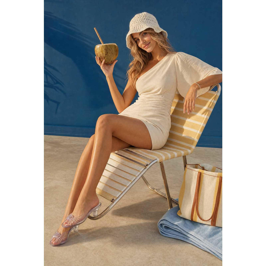 RJYLP Jelly Sandals for Women Clear Sandals Jelly Shoes Women Kitten Heel Mules Open Toe Slide Pumps Dress Shoes Beach Summer Sandal Cute Comfortable