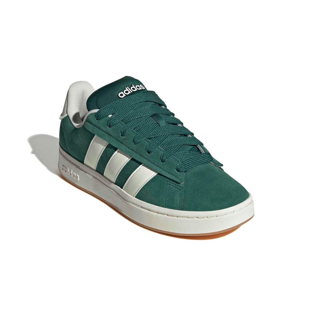 Adidas Men's Grand Court Alpha, Collegiate Green/Off White/Gum, 10.5
