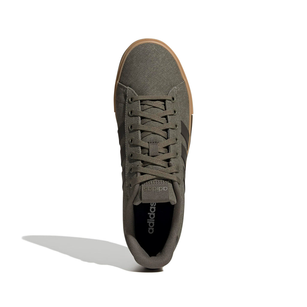 adidas Men's Daily 4.0, Olive Strata/Shadow Olive/Gum, 10.5
