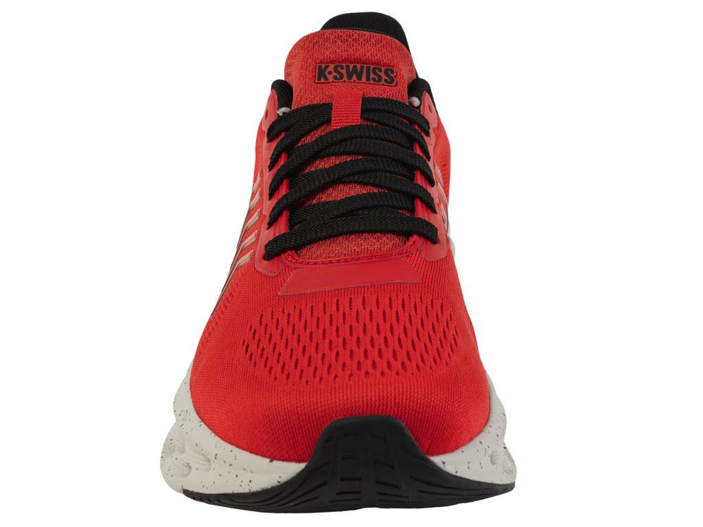 K-Swiss Men's Melrose Tubes Lite Sneaker, Oyster Mushroom/Mars Red/Black, 7 M