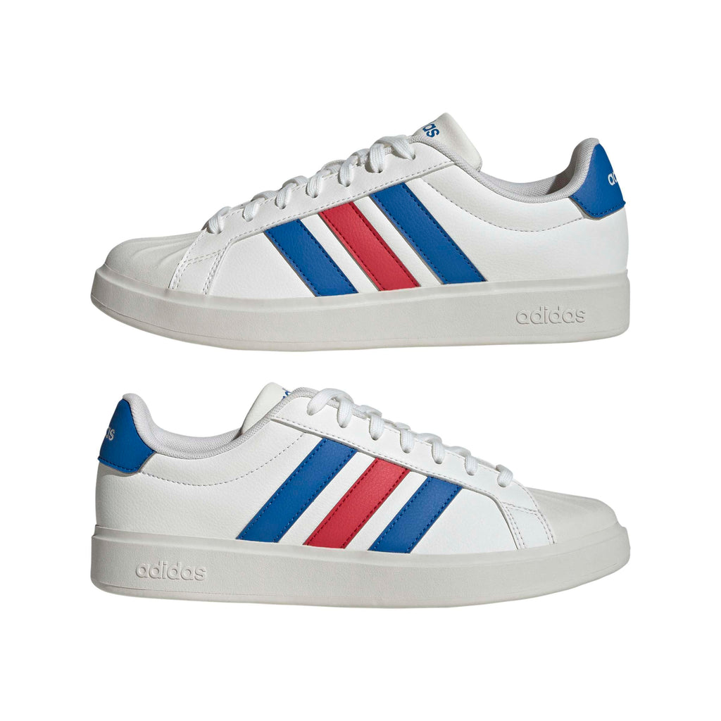 adidas Men's Streetalk, White/Bright Royal/Pure Ruby, 10.5