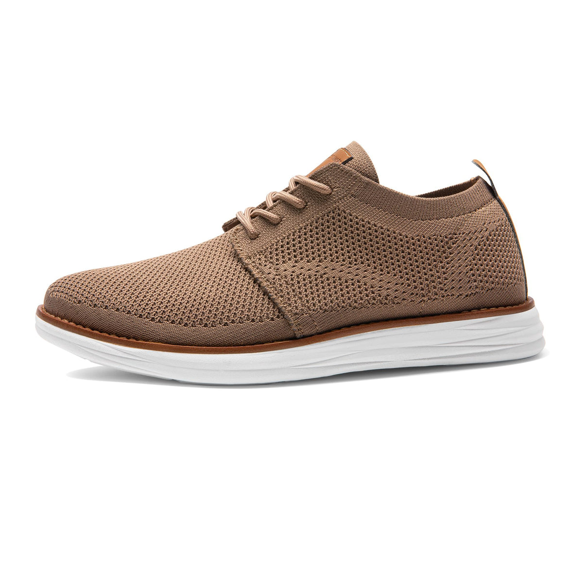 Bruno Marc Men's KnitFlex Breeze Casual Dress Sneakers,Light/Brown,11