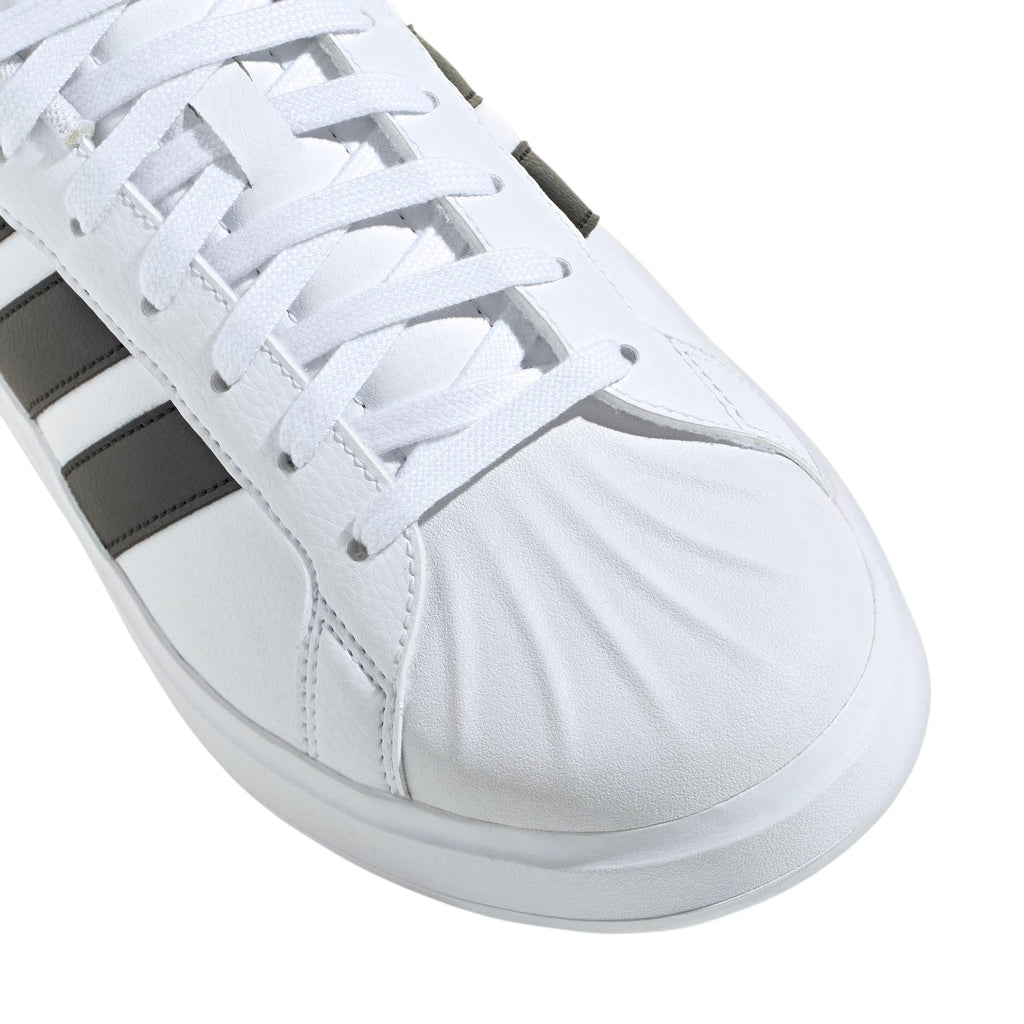 adidas Men's Streetalk, White/Black/Gold Metallic, 10.5