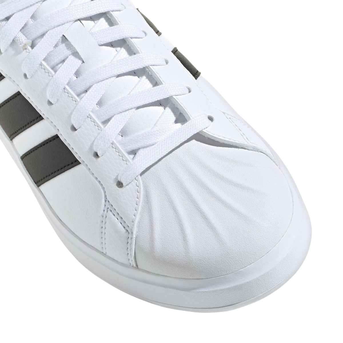 adidas Men's Streetalk, White/Black/Gold Metallic, 10.5