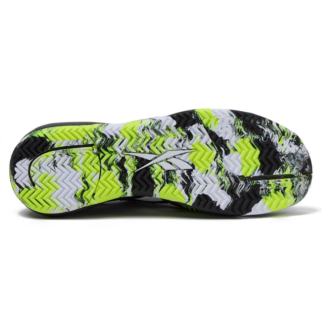 Reebok Nano Court Sport Men's Pickleball or Tennis Shoes for Men, Footwear White/Black/Digital Lime, 10