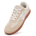 CARENURSE Mens Casual Fashion Sneakers Classic Skate Tennis Shoes Anti Slip Walking Footwear Training Business Breathable Size 10.5 Running Comfort Low Top Outdoor Jogging Skateboarding Light Kakhi