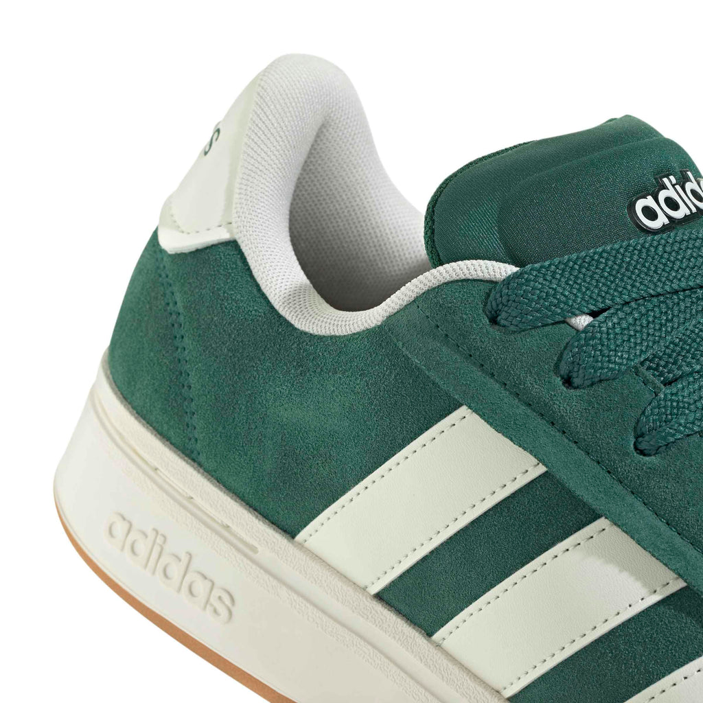 Adidas Men's Grand Court Alpha, Collegiate Green/Off White/Gum, 10.5